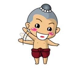 Once in a busy day by Kanomko sticker #6897871