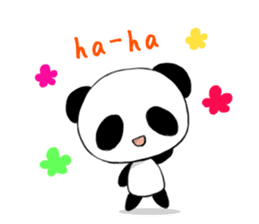 Panda and best friends(ENG) sticker #6898034