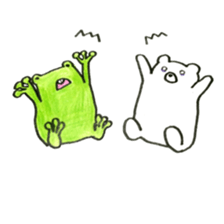 Frog and Bear sticker #6898155