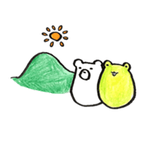 Frog and Bear sticker #6898158
