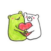 Frog and Bear sticker #6898176