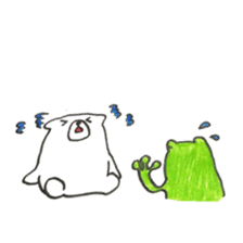 Frog and Bear sticker #6898189