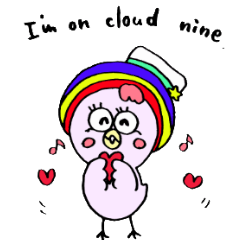 Pink bird"English&Japanese"