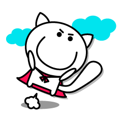 White cat Whitey. -English ver.-