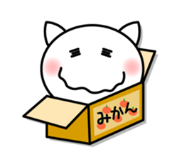 White cat Whitey. -English ver.- sticker #6898568