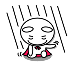 White cat Whitey. -English ver.- sticker #6898575