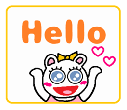 Cute Japanese zoo 2 English ver. sticker #6899152