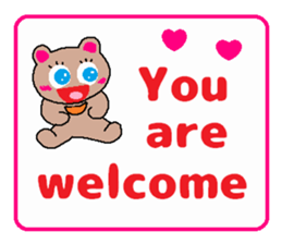 Cute Japanese zoo 2 English ver. sticker #6899155