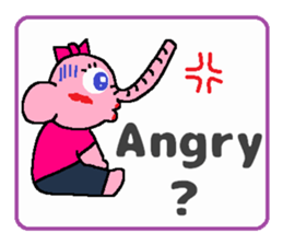 Cute Japanese zoo 2 English ver. sticker #6899165