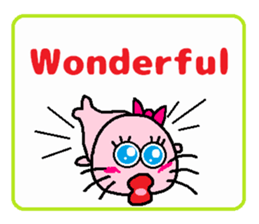 Cute Japanese zoo 2 English ver. sticker #6899166