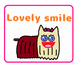 Cute Japanese zoo 2 English ver. sticker #6899169