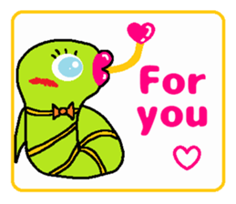 Cute Japanese zoo 2 English ver. sticker #6899174