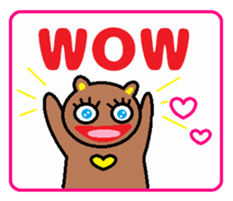 Cute Japanese zoo 2 English ver. sticker #6899182