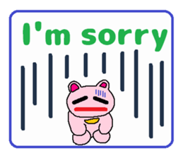 Cute Japanese zoo 2 English ver. sticker #6899189