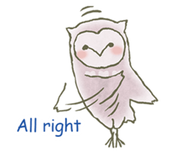 A limber Owl sticker #6899278