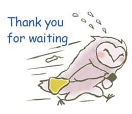 A limber Owl sticker #6899284