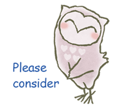 A limber Owl sticker #6899290