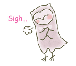 A limber Owl sticker #6899293