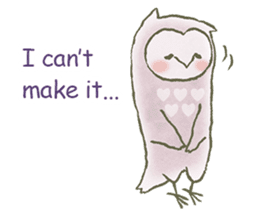 A limber Owl sticker #6899309