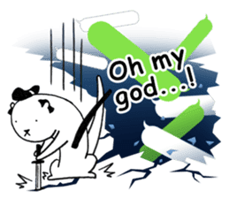 Break the Story-man "Lutra-Samurai" sticker #6899432