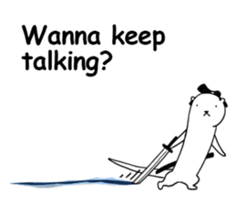 Break the Story-man "Lutra-Samurai" sticker #6899434