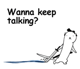 Break the Story-man "Lutra-Samurai" sticker #6899434