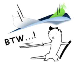 Break the Story-man "Lutra-Samurai" sticker #6899435