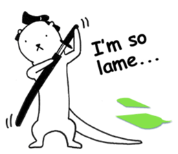 Break the Story-man "Lutra-Samurai" sticker #6899441