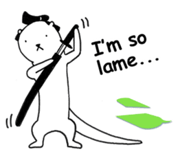 Break the Story-man "Lutra-Samurai" sticker #6899441