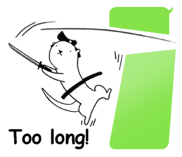 Break the Story-man "Lutra-Samurai" sticker #6899443