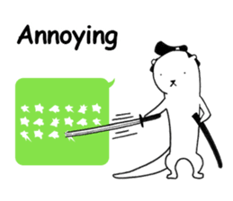 Break the Story-man "Lutra-Samurai" sticker #6899444