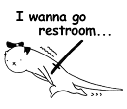 Break the Story-man "Lutra-Samurai" sticker #6899455