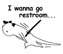 Break the Story-man "Lutra-Samurai" sticker #6899455