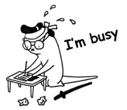 Break the Story-man "Lutra-Samurai" sticker #6899457