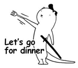 Break the Story-man "Lutra-Samurai" sticker #6899459