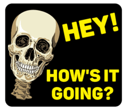 Skull and Bone Sticker English Version sticker #6899712