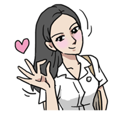 AsB - (ECG) Everyday College Girls sticker #6899873