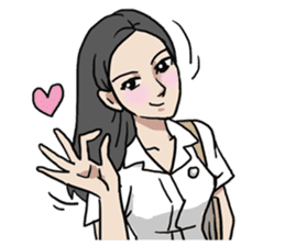 AsB - (ECG) Everyday College Girls sticker #6899873