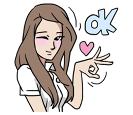 AsB - (ECG) Everyday College Girls sticker #6899877