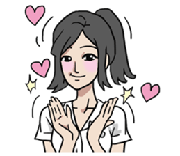 AsB - (ECG) Everyday College Girls sticker #6899878