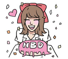 AsB - (ECG) Everyday College Girls sticker #6899890