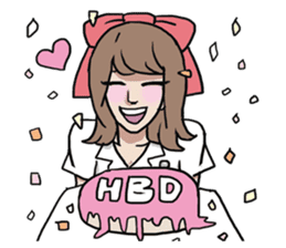 AsB - (ECG) Everyday College Girls sticker #6899890