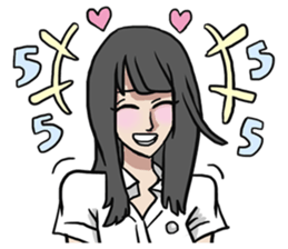 AsB - (ECG) Everyday College Girls sticker #6899894