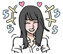 AsB - (ECG) Everyday College Girls sticker #6899894