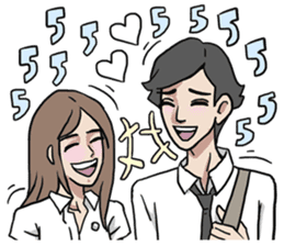 AsB - (ECG) Everyday College Girls sticker #6899895