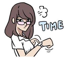 AsB - (ECG) Everyday College Girls sticker #6899896