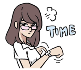 AsB - (ECG) Everyday College Girls sticker #6899896