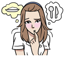 AsB - (ECG) Everyday College Girls sticker #6899897