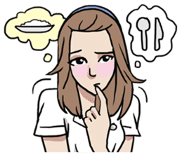 AsB - (ECG) Everyday College Girls sticker #6899897