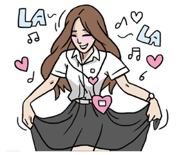 AsB - (ECG) Everyday College Girls sticker #6899908